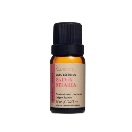 ÓLEO ESSENCIAL SÁLVIA ESCLAREIA VIA AROMA